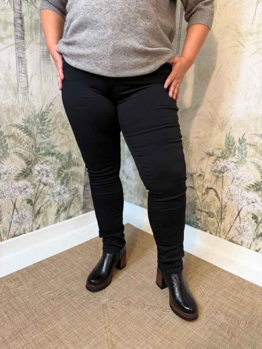 Jean Slim Noir Grande Taille Push Up Nina Carter | Marina & Paloma
