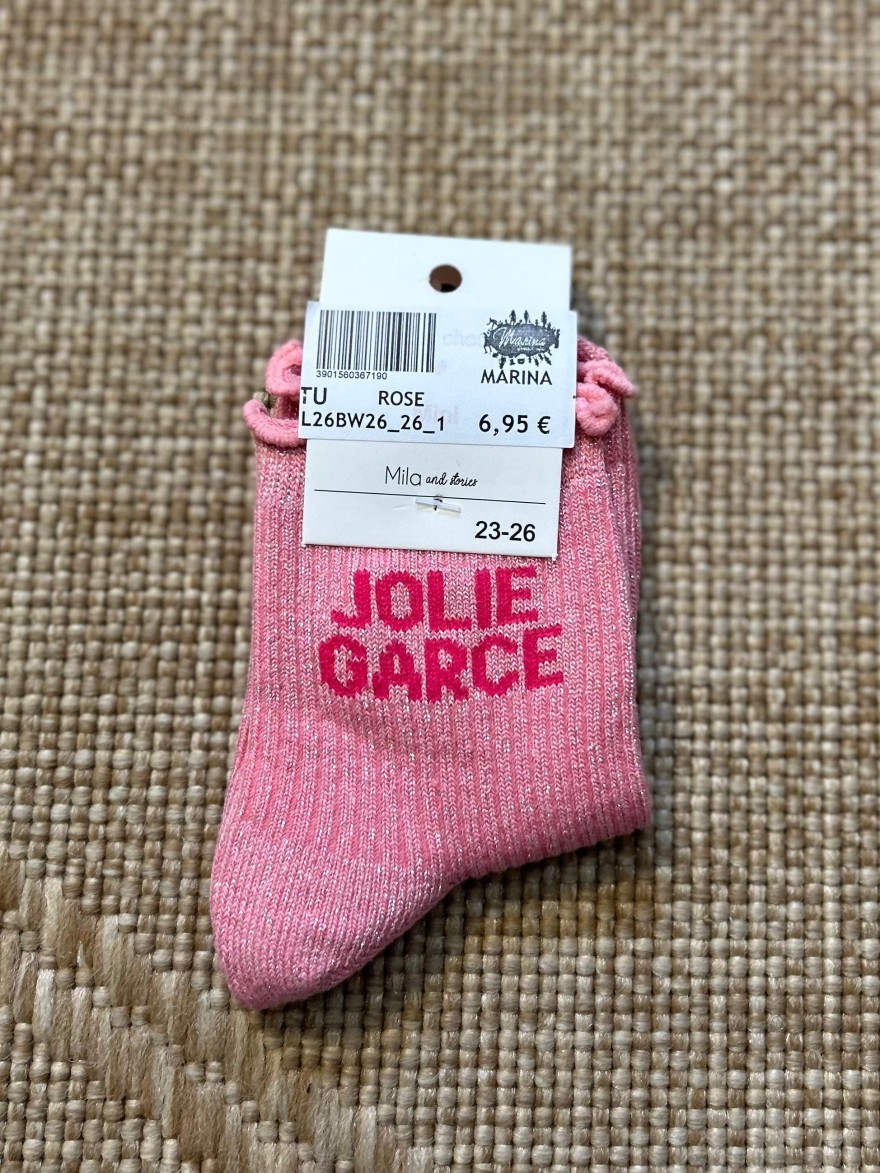 Chaussettes à Paillettes Jolie Garce Enfant | Marina & Paloma