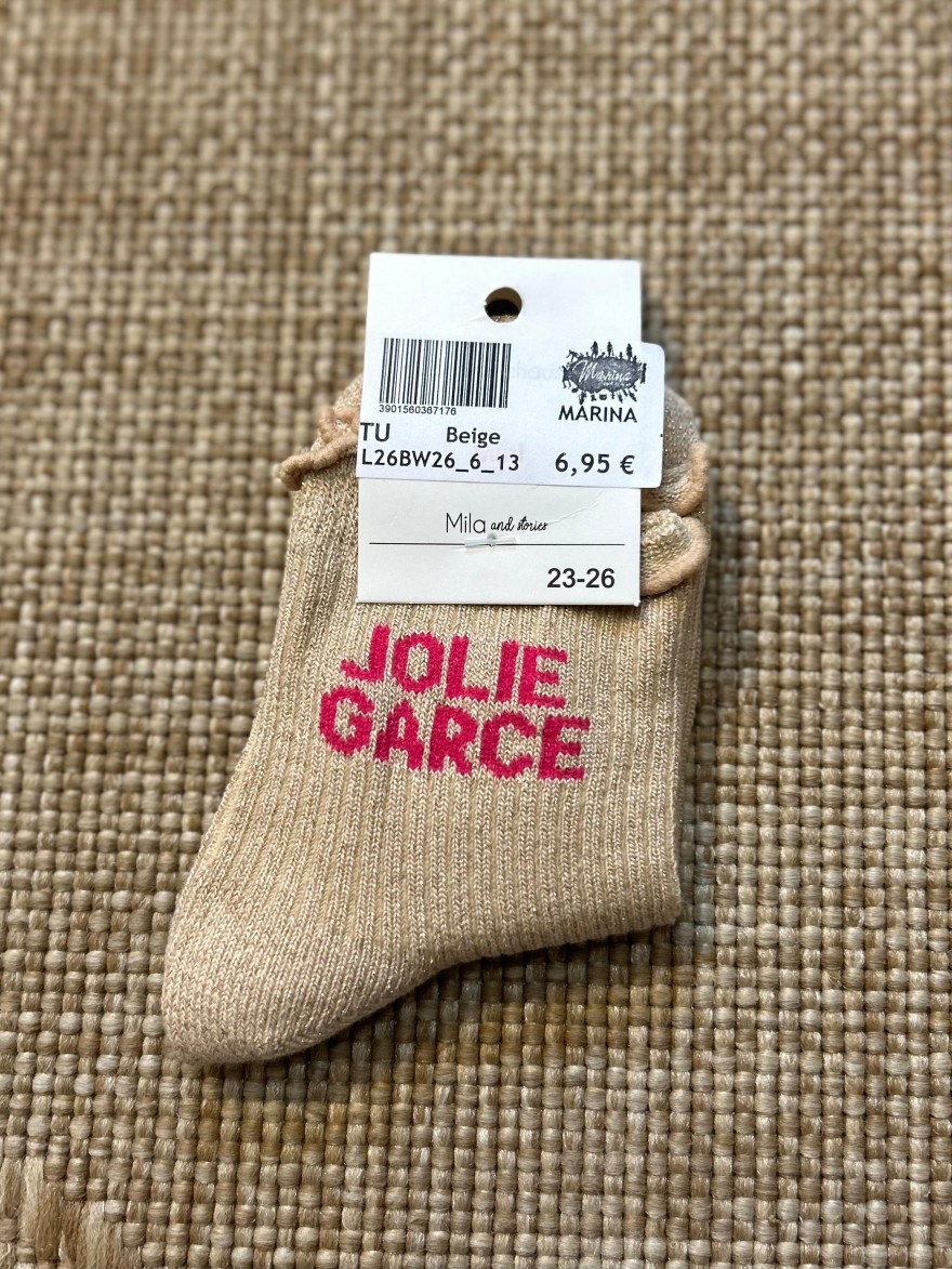 Chaussettes à Paillettes Jolie Garce Enfant | Marina & Paloma