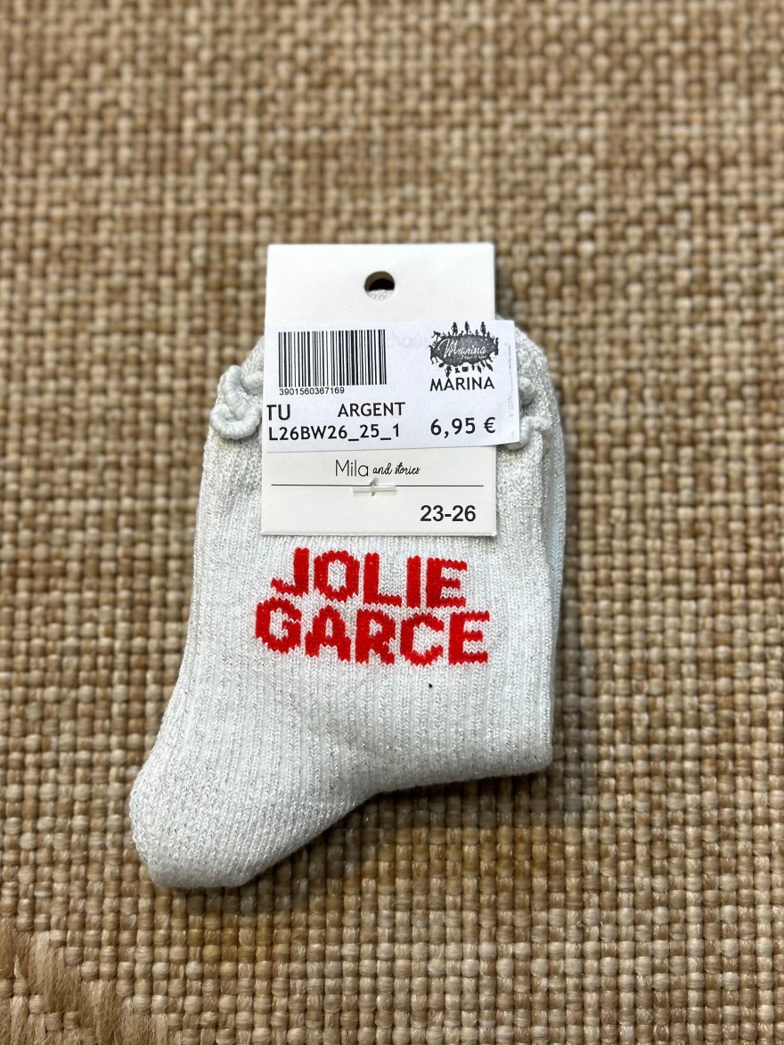 Chaussettes à Paillettes Jolie Garce Enfant | Marina & Paloma