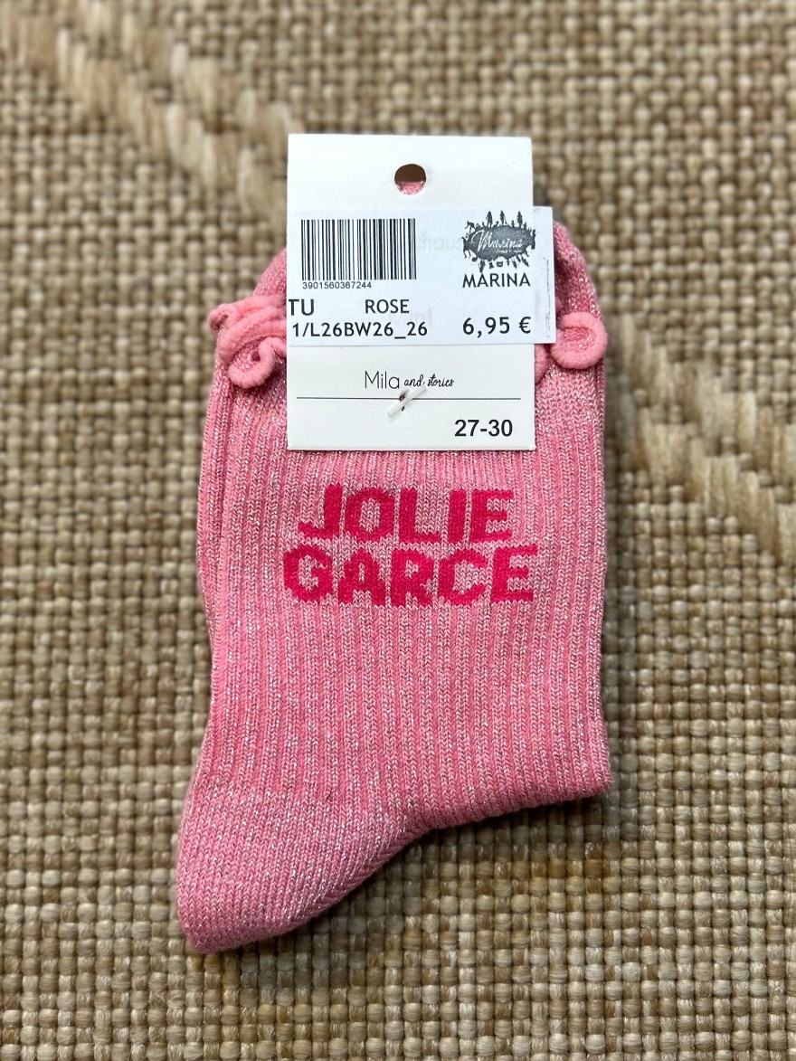 Chaussettes à Paillettes Jolie Garce Enfant | Marina & Paloma