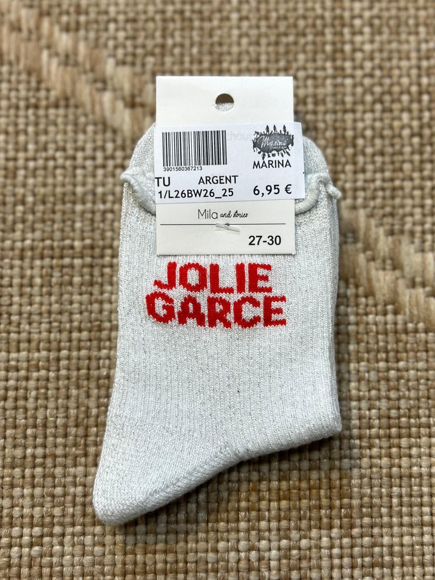 Chaussettes à Paillettes Jolie Garce Enfant | Marina & Paloma