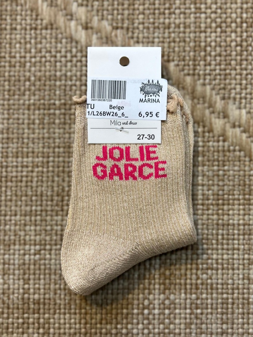Chaussettes à Paillettes Jolie Garce Enfant | Marina & Paloma