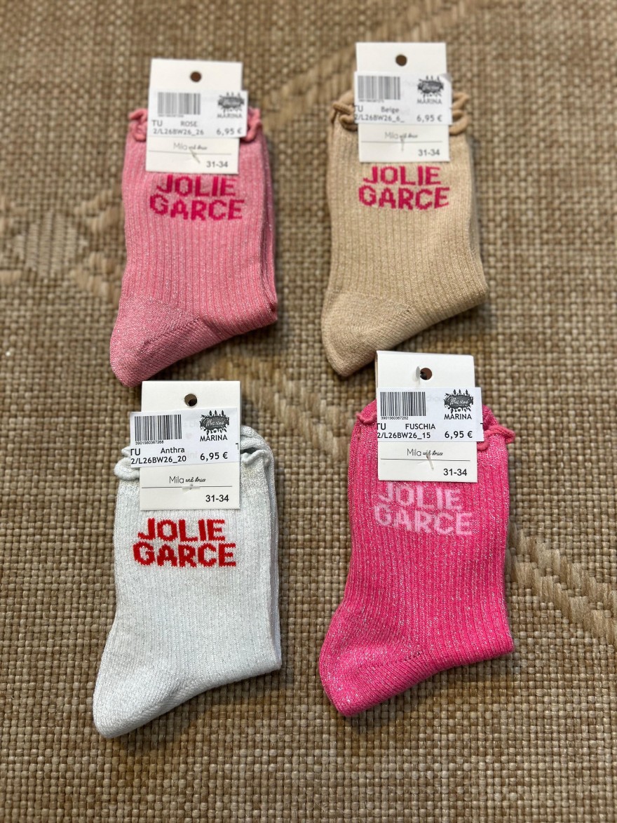 Chaussettes à Paillettes Jolie Garce Enfant | Marina