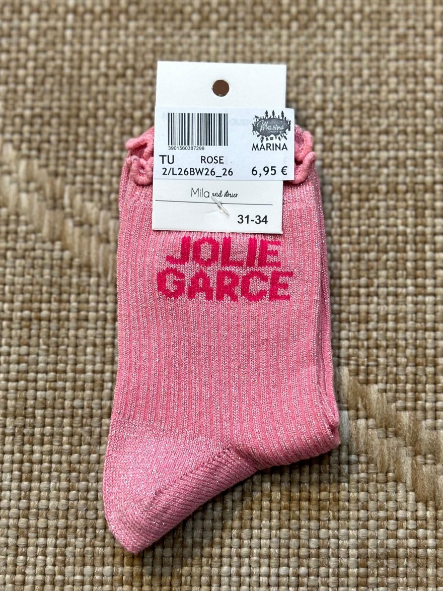 Chaussettes à Paillettes Jolie Garce Enfant | Marina