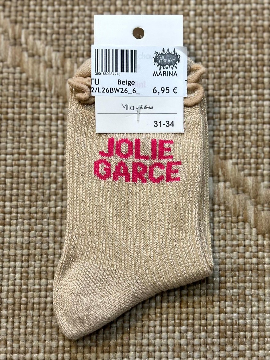 Chaussettes à Paillettes Jolie Garce Enfant | Marina