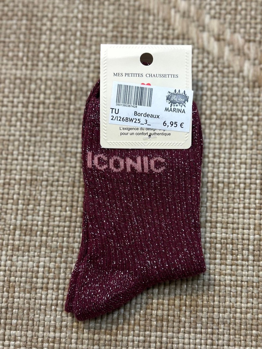 Chaussettes à Paillettes Iconic Enfant | Marina
