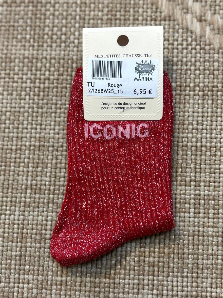 Chaussettes à Paillettes Iconic Enfant | Marina