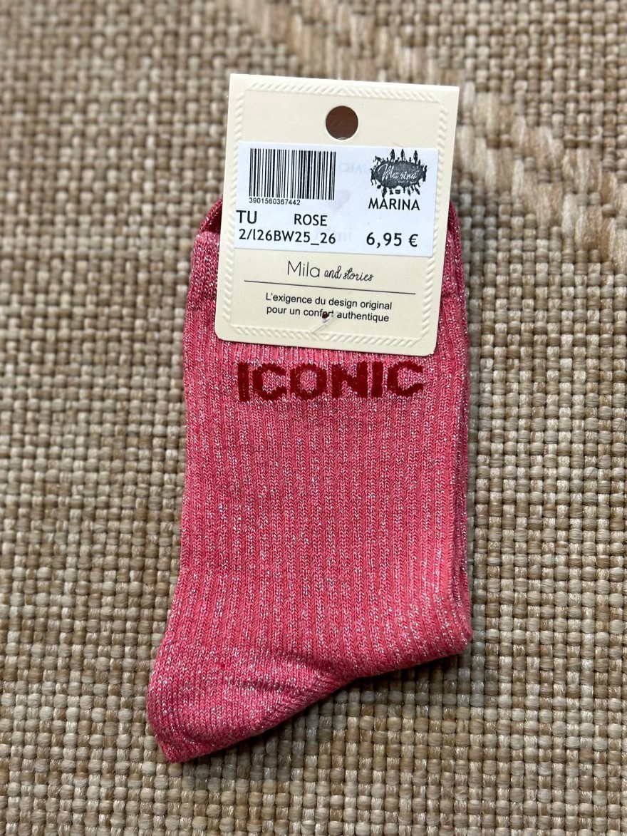 Chaussettes à Paillettes Iconic Enfant | Marina