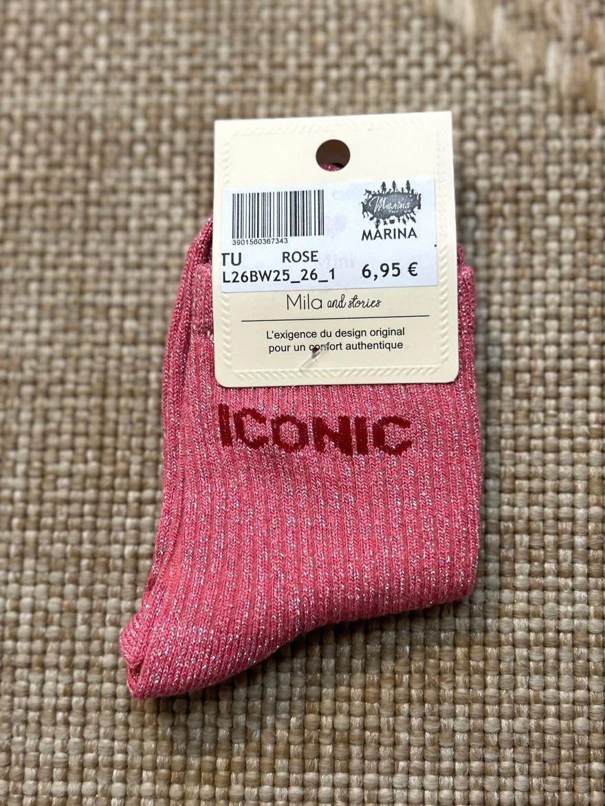 Chaussettes à Paillettes Iconic Enfant | Marina