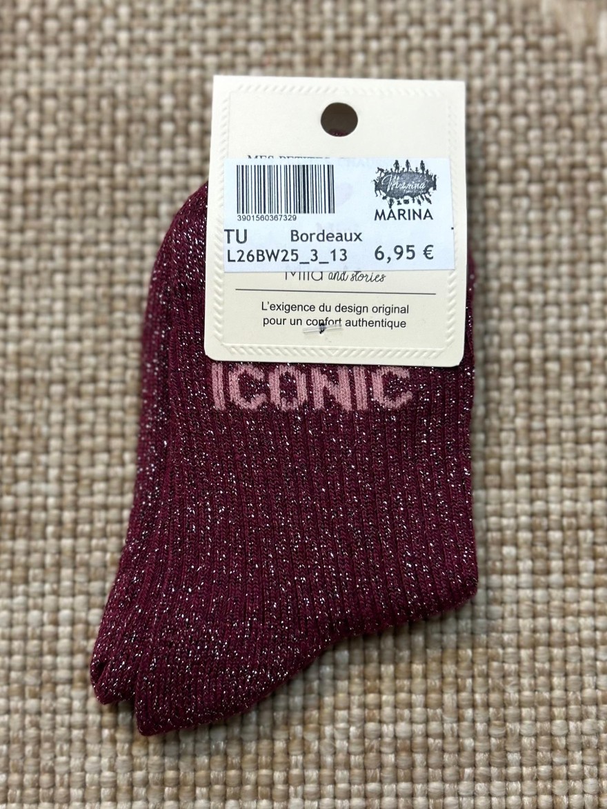 Chaussettes à Paillettes Iconic Enfant | Marina