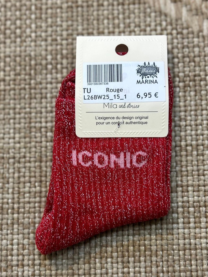Chaussettes à Paillettes Iconic Enfant | Marina
