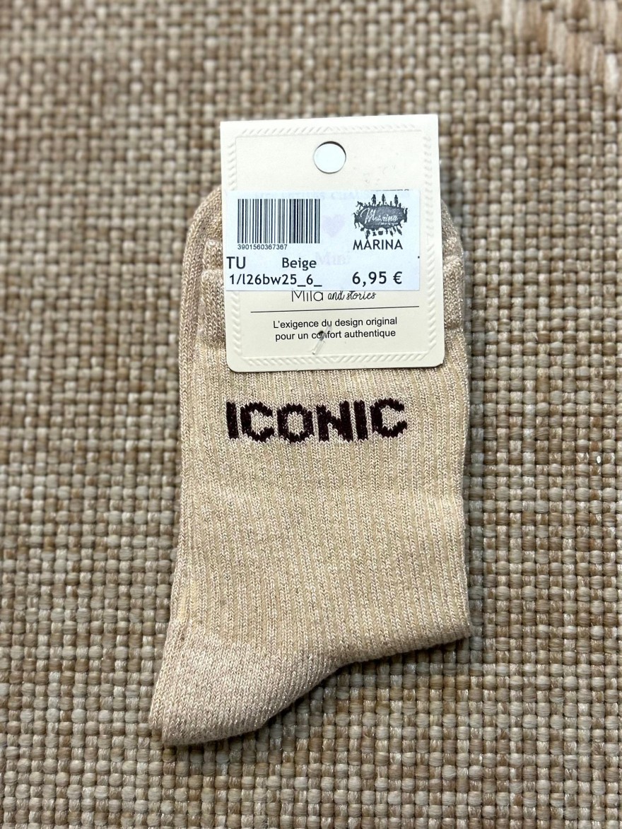 Chaussettes à Paillettes Iconic Enfant | Marina