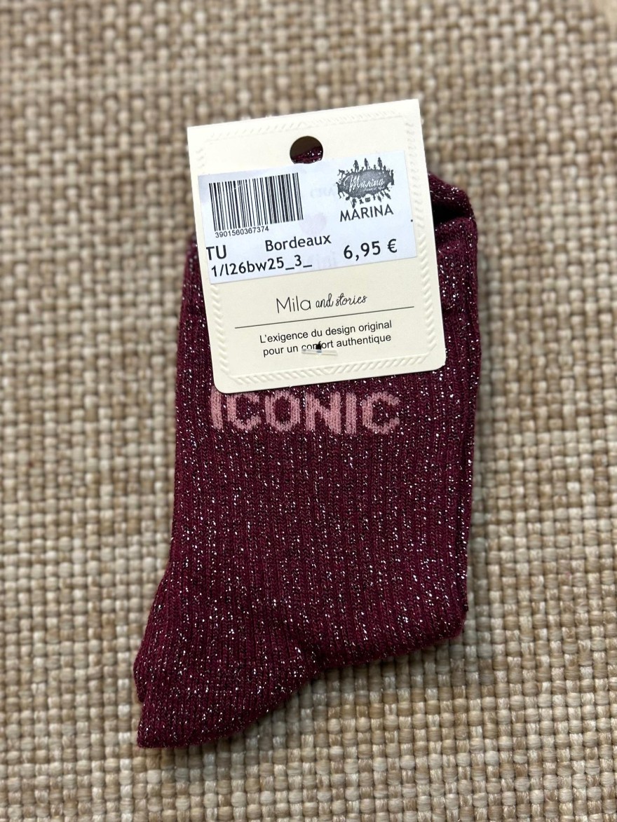 Chaussettes à Paillettes Iconic Enfant | Marina