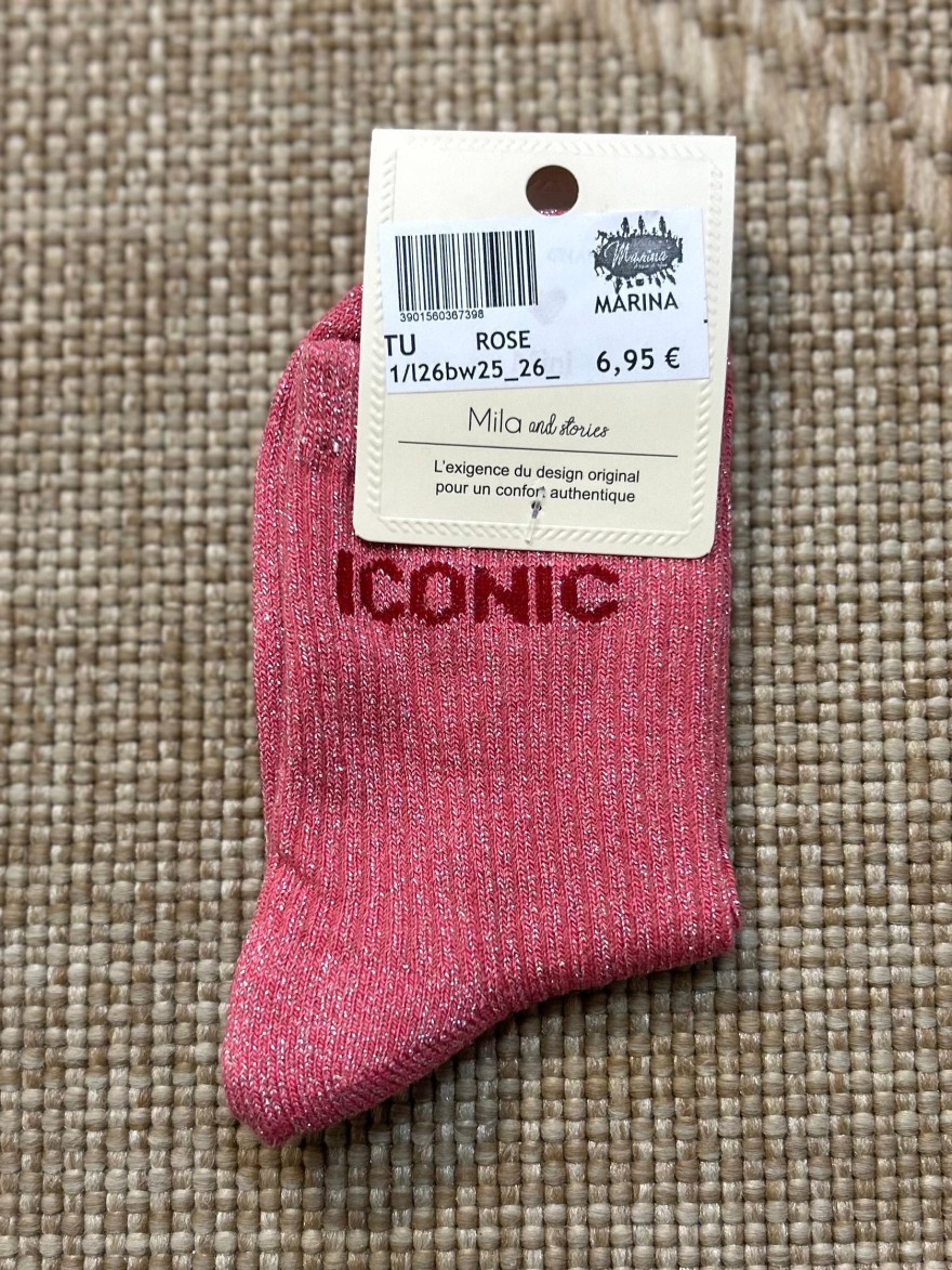 Chaussettes à Paillettes Iconic Enfant | Marina
