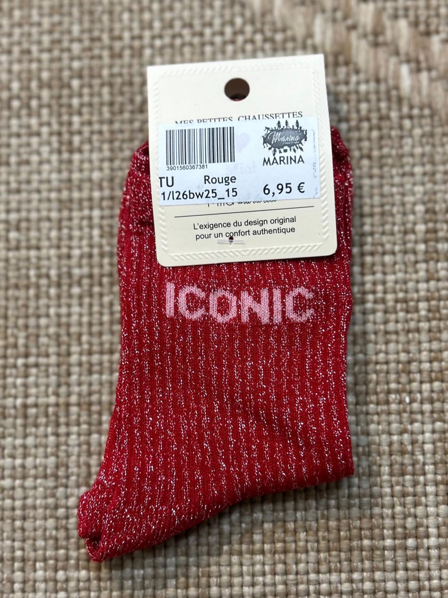 Chaussettes à Paillettes Iconic Enfant | Marina