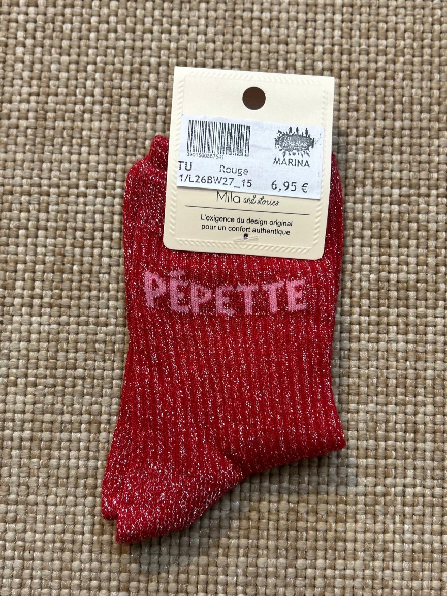 Chaussettes à Paillettes Pépette Enfant | Marina