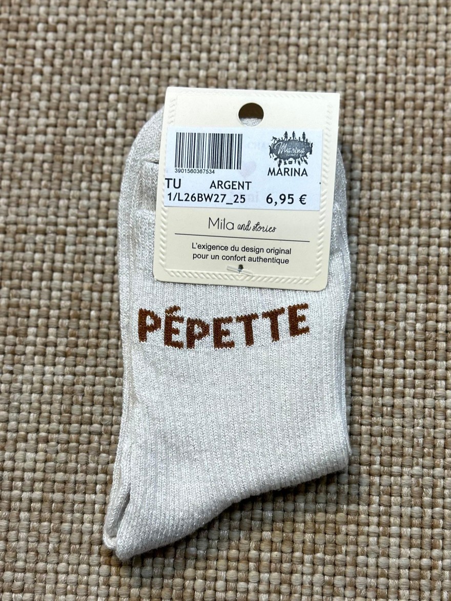 Chaussettes à Paillettes Pépette Enfant | Marina
