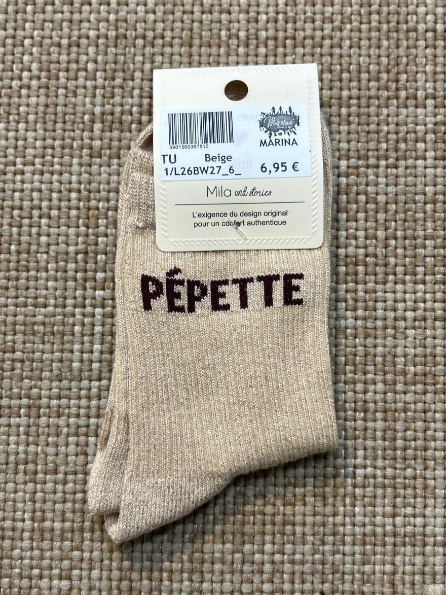 Chaussettes à Paillettes Pépette Enfant | Marina