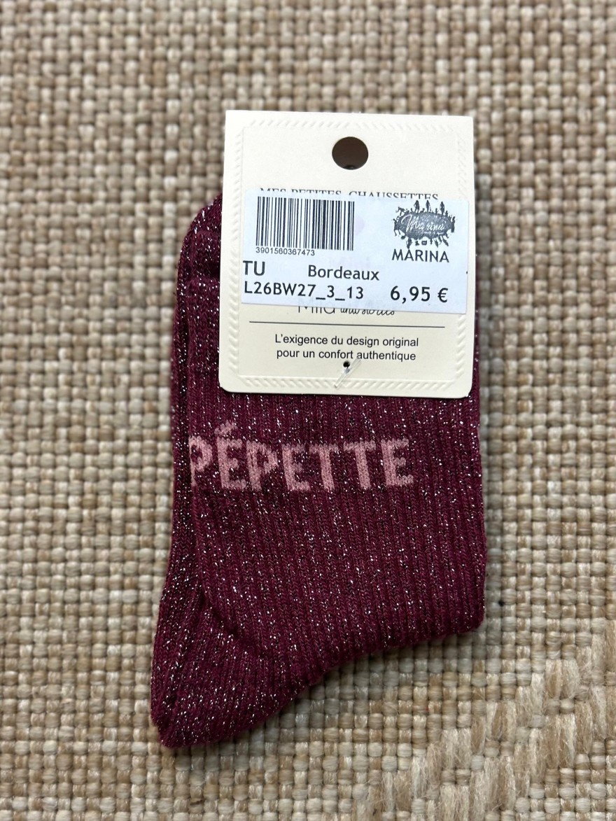Chaussettes à Paillettes Pépette Enfant | Marina