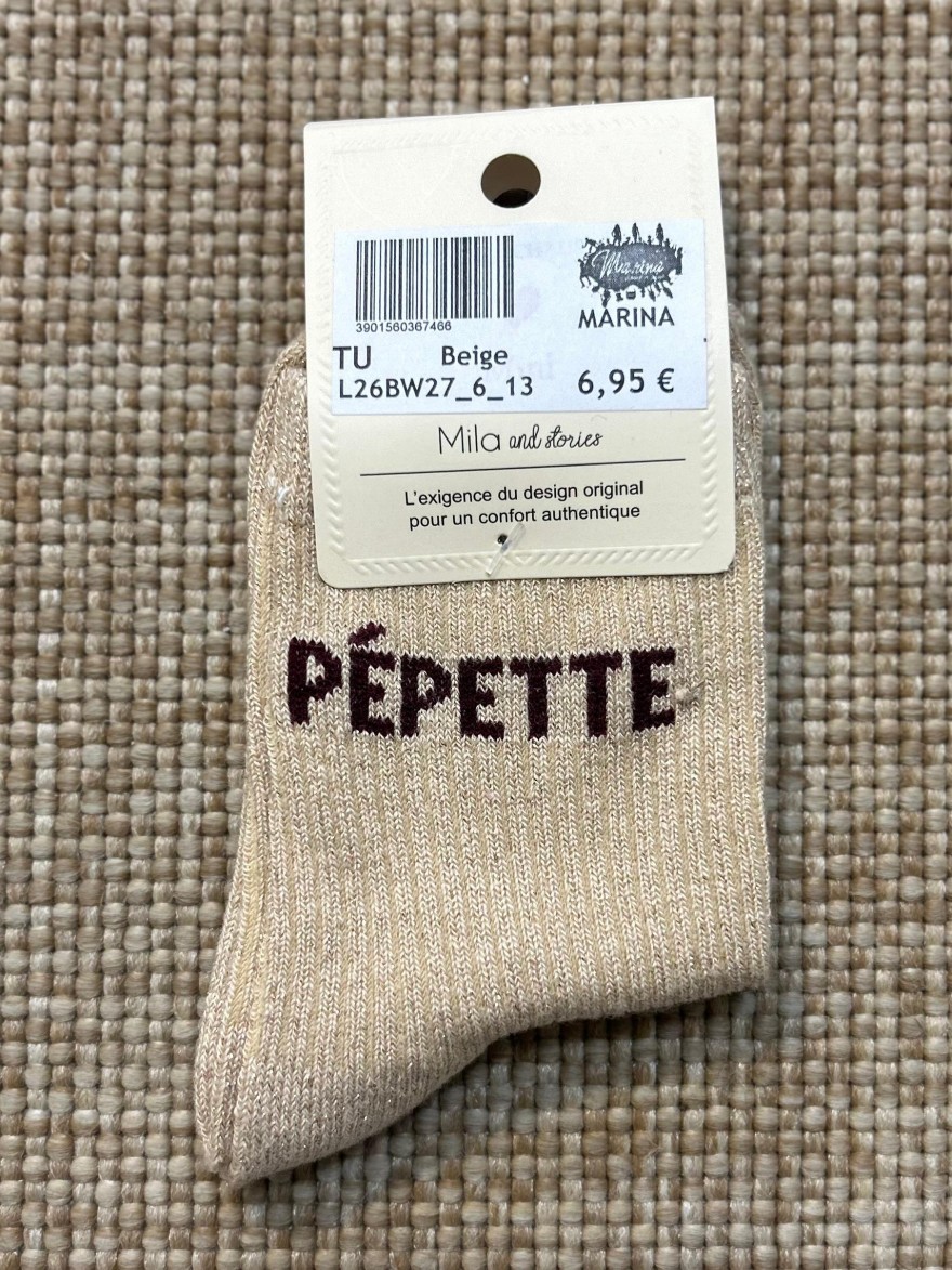 Chaussettes à Paillettes Pépette Enfant | Marina