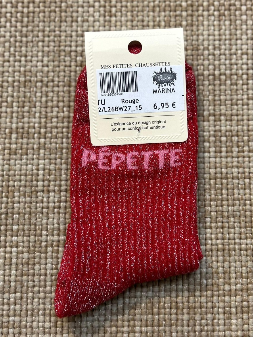 Chaussettes à Paillettes Pépette Enfant | Marina