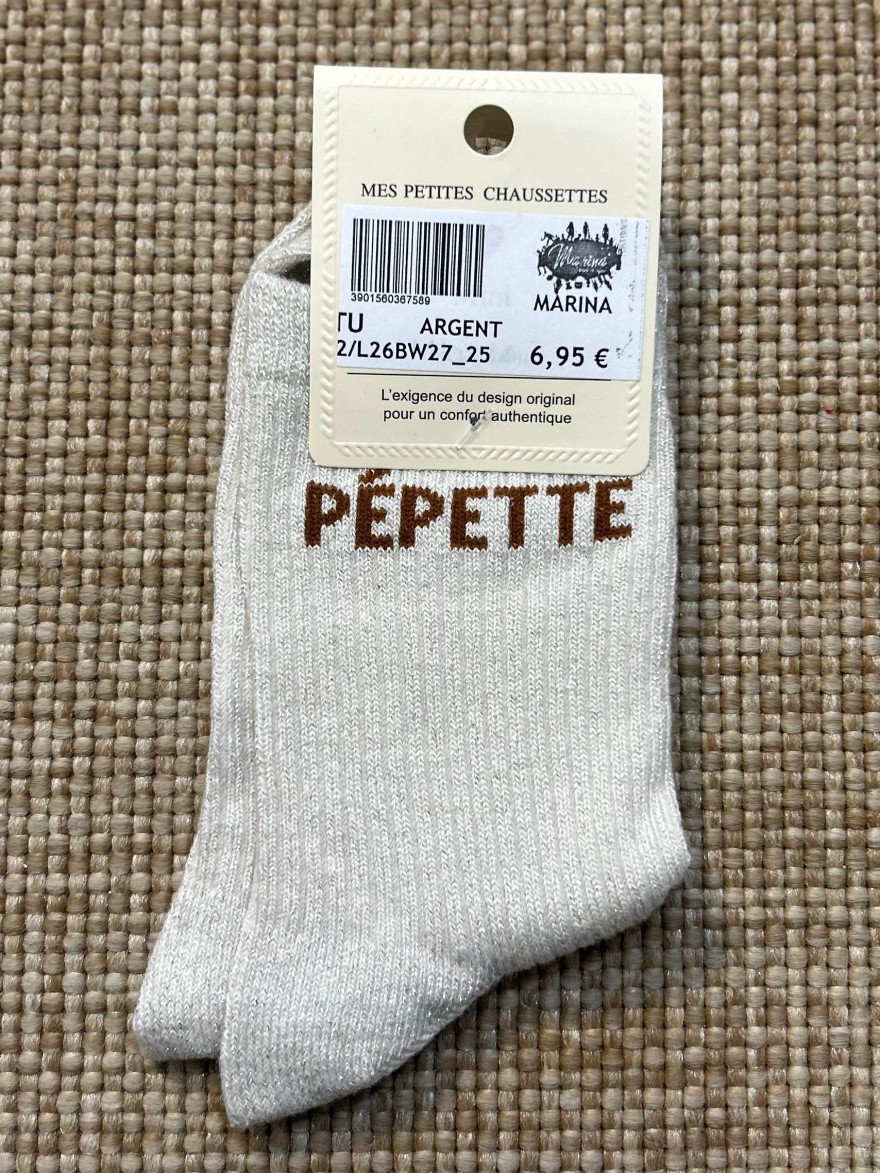 Chaussettes à Paillettes Pépette Enfant | Marina