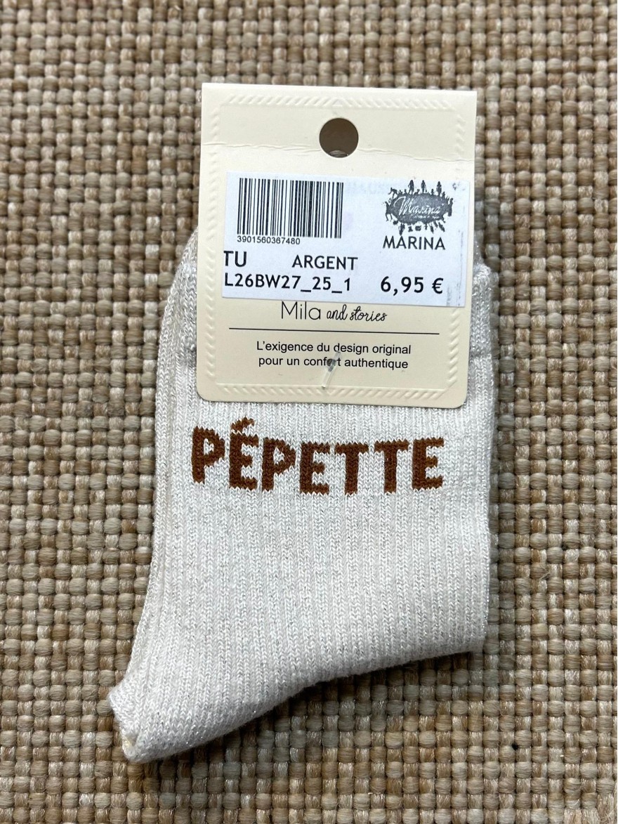 Chaussettes à Paillettes Pépette Enfant | Marina