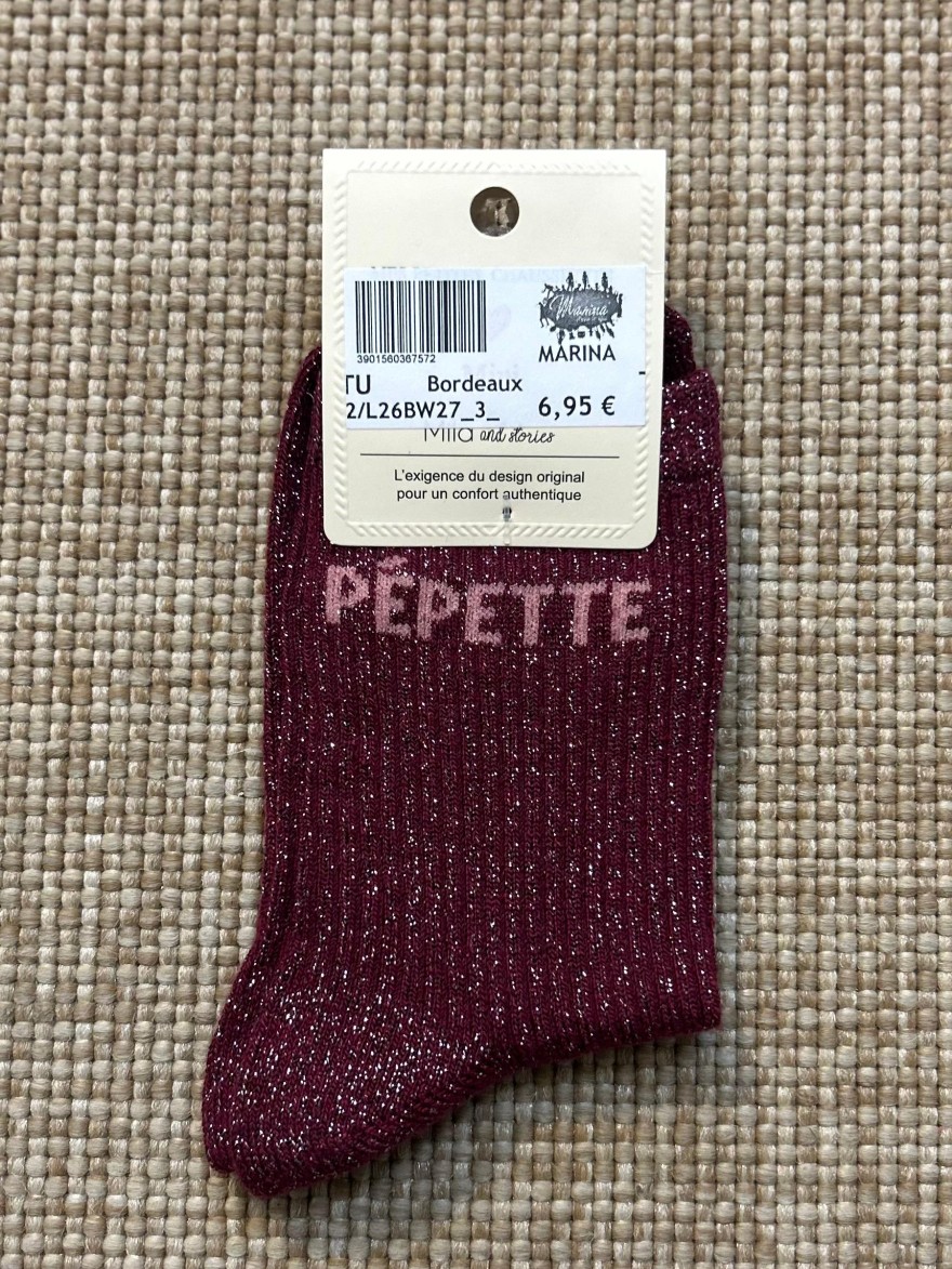 Chaussettes à Paillettes Pépette Enfant | Marina