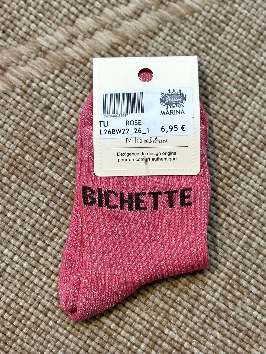 Chaussettes à Paillettes Bichette Enfant | Marina