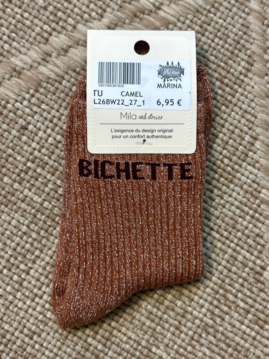 Chaussettes à Paillettes Bichette Enfant | Marina
