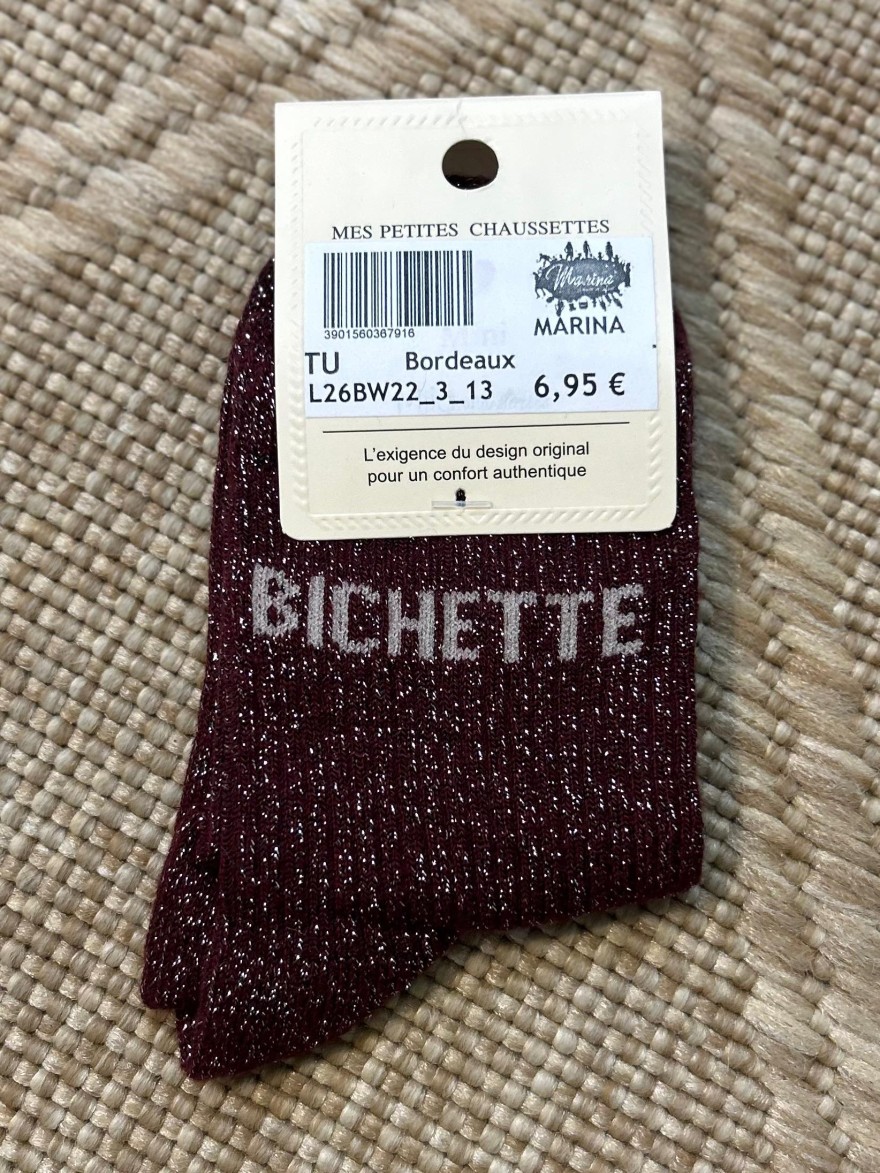 Chaussettes à Paillettes Bichette Enfant | Marina