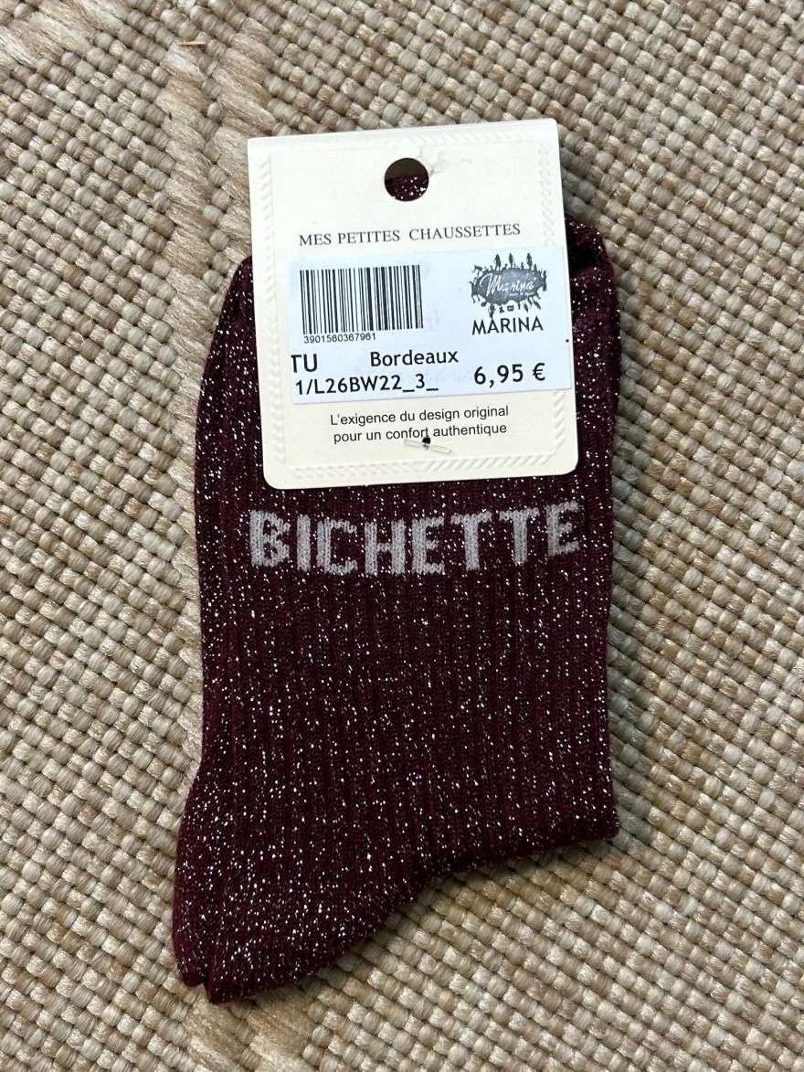 Chaussettes à Paillettes Bichette Enfant | Marina