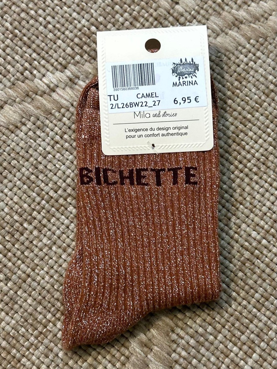 Chaussettes à Paillettes Bichette Enfant | Marina