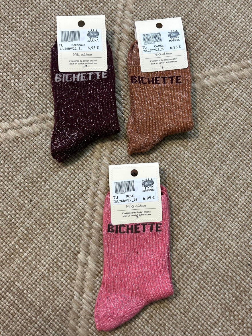 Chaussettes à Paillettes Bichette Enfant | Marina