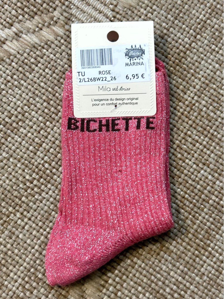 Chaussettes à Paillettes Bichette Enfant | Marina