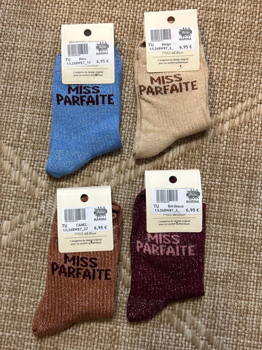 Chaussettes à Paillettes Miss Parfaite Enfant | Marina