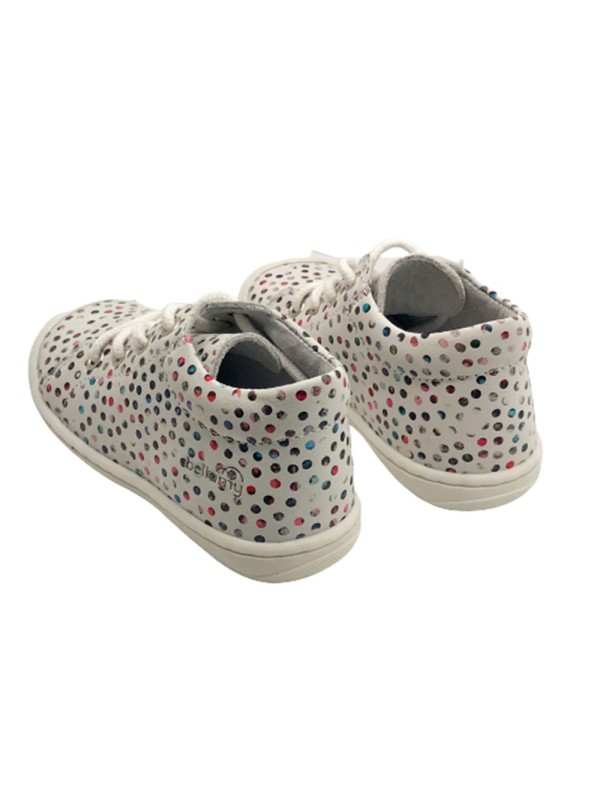 Chaussure Bellamy Princesse Blanche à Pois | Ludique & Confort | Marina & Paloma