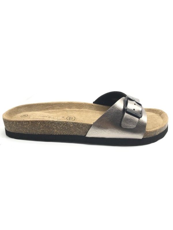 Mule plate semelle en liège | Boutique Marina