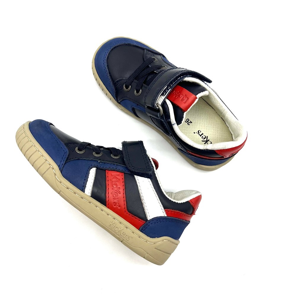Kickers Mixte Enfant Kickbuvar Basket - Chaussures Confortables Pour Enfants