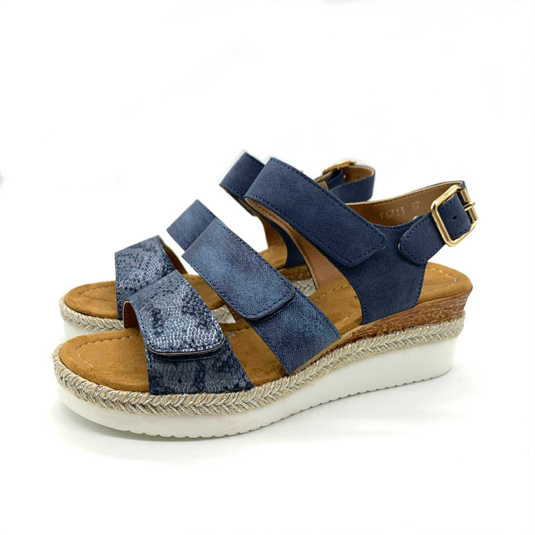 Mocassins Cuir Beige San Marina Taille 39 Avec Scratch - Talon Compensé - Occasion